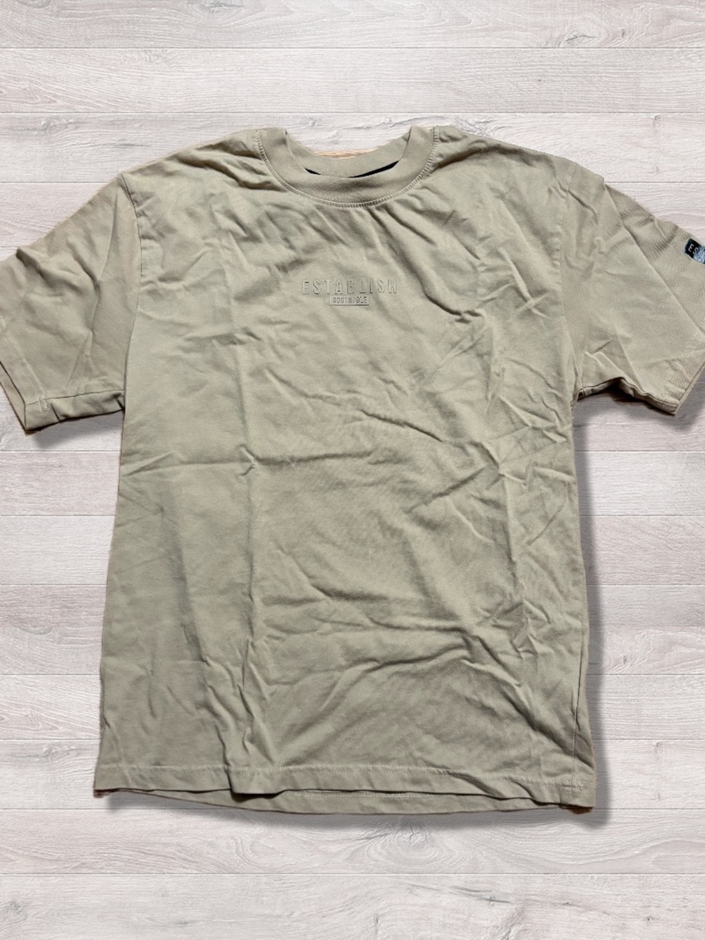 Y2K 2000s Southpole Streetwear Tan Shirt Men’s Small